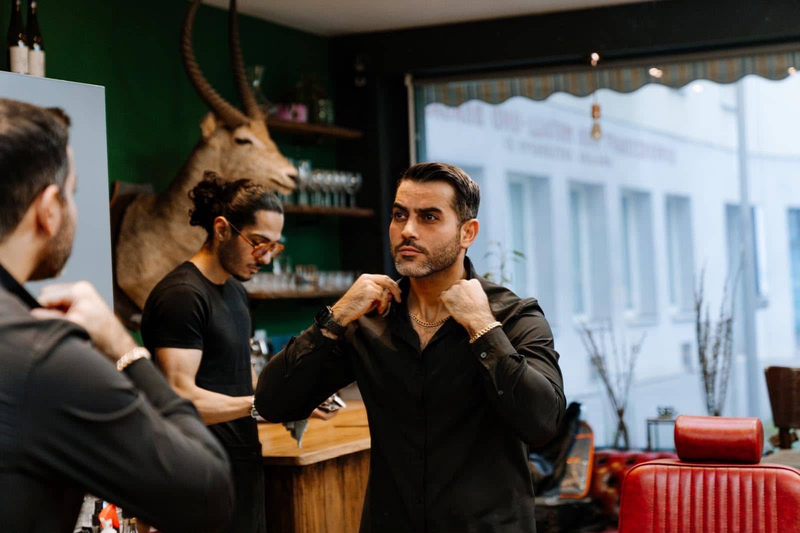 Shouka and Friends Barbershop in Wien: Der Blick, der zählt